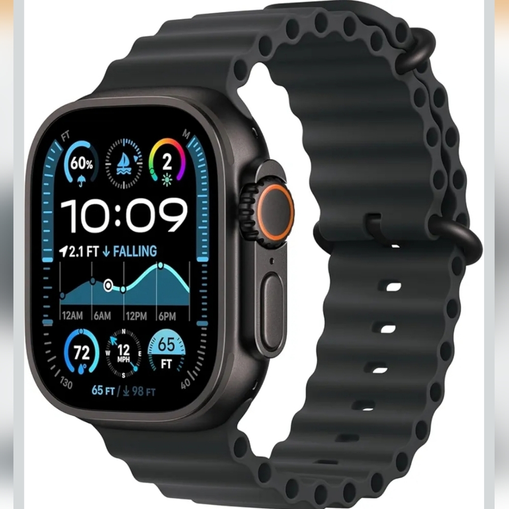 NIB Apple Watch Ultra 2 (GPS + Cell, 49MM) - Black Titanium Case with Black Band